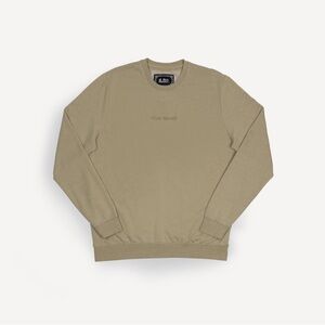 Classic Crewneck Men's Sweater in Tan